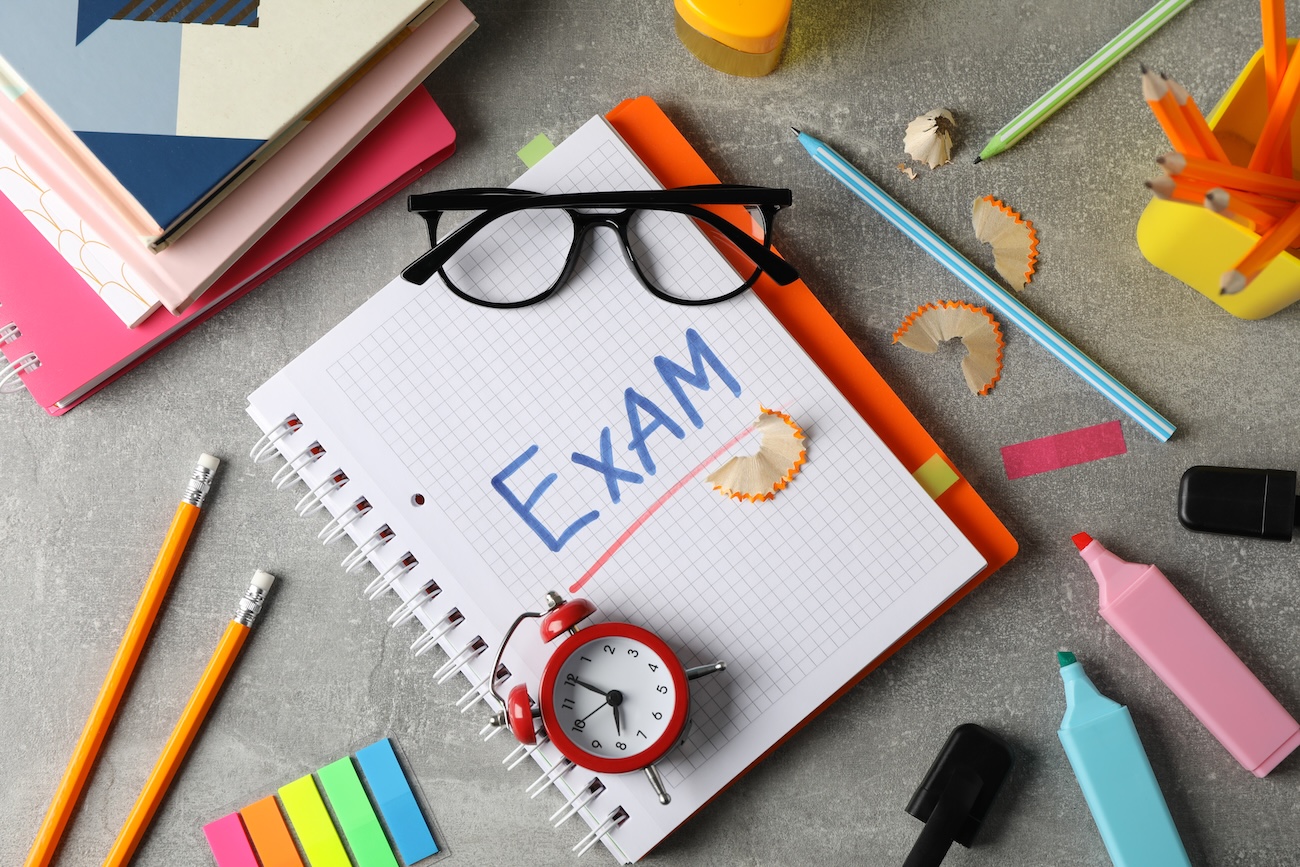 Exams concept image